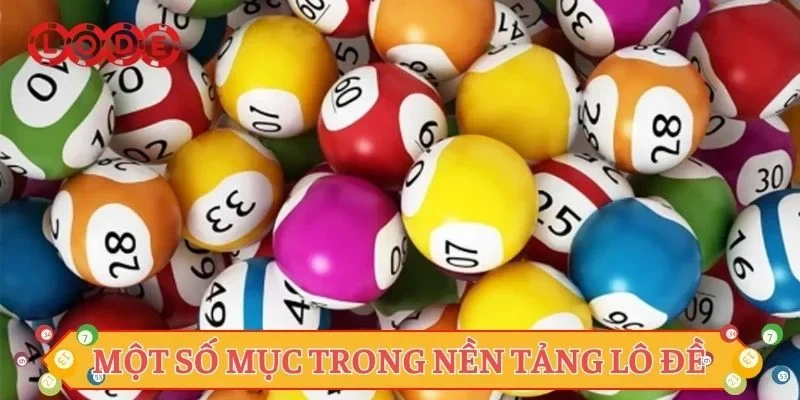 Một số mục trong nền tảng Lô đề hot nhất Một số mục trong nền tảng Lô đề hot nhất